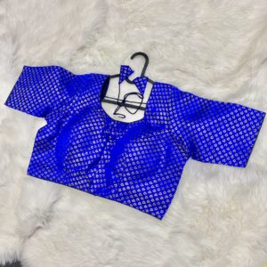 Brasso Silk Saree Blouse Elegant