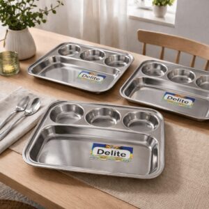Stainless Steel Rectangle Partition Plate Set