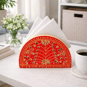Handpainted Marble Napkin Holder