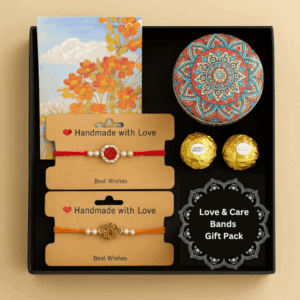 Love Care Connection Rakhi Gift Box Set